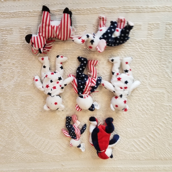 BEANIE BABIES 7 Piece Americana Bundle - Picture 2 of 5